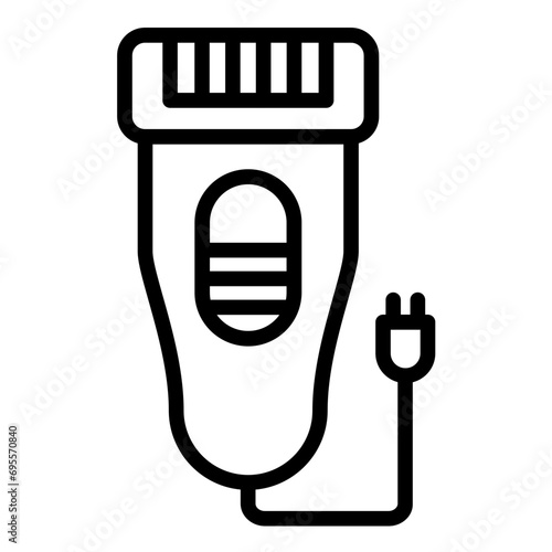 Foil shaver Icon Style