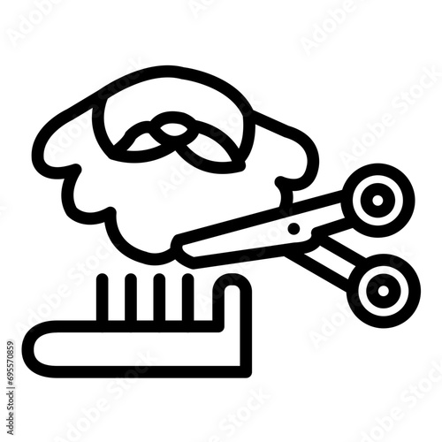Beard groomer Icon Style