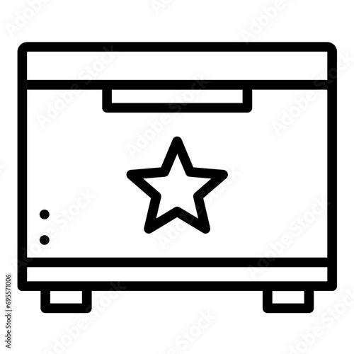 Deep freezer Icon Style