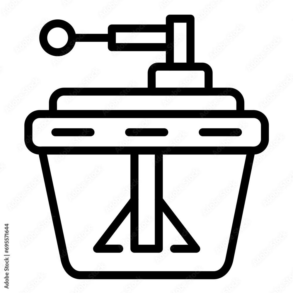 Electric Nectarine Slicer Icon Style
