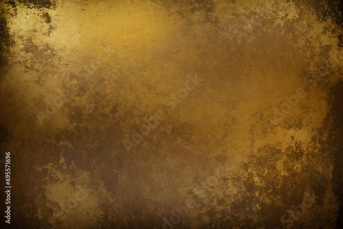 Grunge wall background. The distressed, rough elements are rendered in dark gold tones, creating a visually dynamic abstract design. Isolated in gold on a bold black backdrop.