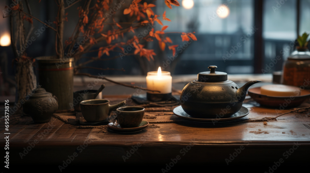 A tea ceremony to bring in tranquility for the New Year.