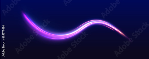 Minimalist sports background with a touch of dynamism, perfect for a sports team or a sporting event. Glowing street exposure.