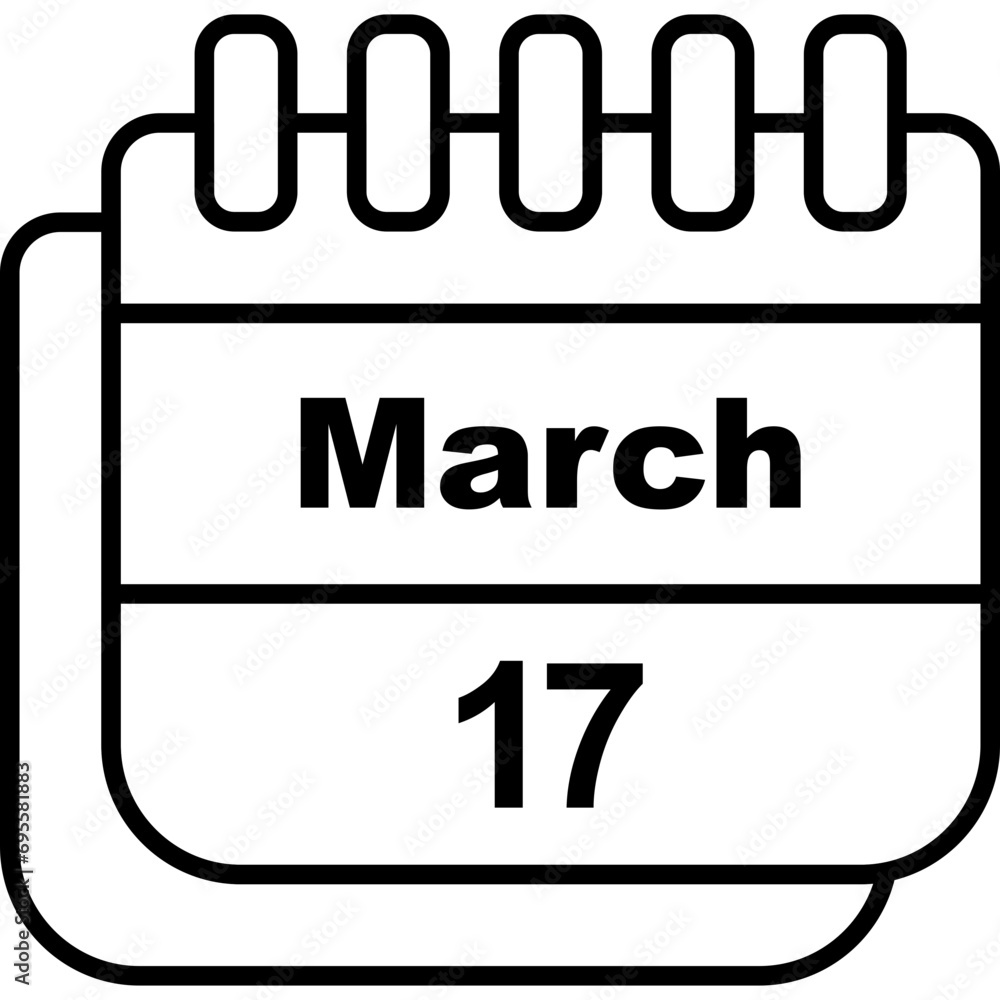 March Calendar Icon
