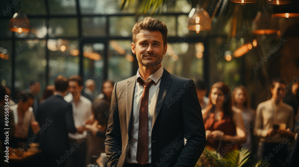 The Radiant Grin of a Successful Businessman The Radiant Grin of a Successful Businessman