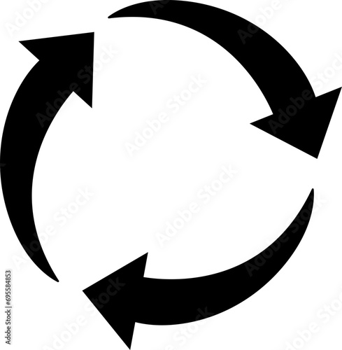 recycle symbol in flat style icons with frame. Isolated on transparent background .cardboard boxes or packaging of goods such as warning signs logotype vector for apps and website