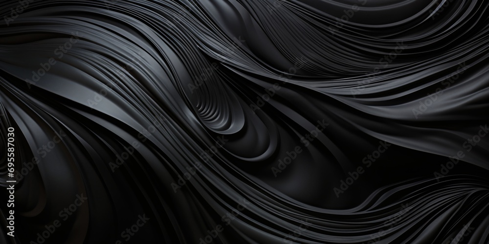 Black and White Abstract Art Generative AI Black and White Abstract Art Generative AI