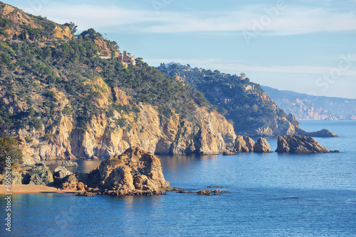 Mediterranean village of Tossa de Mar, Spain