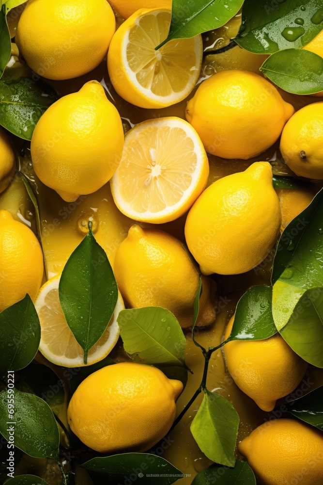 Lots of fresh lemons
