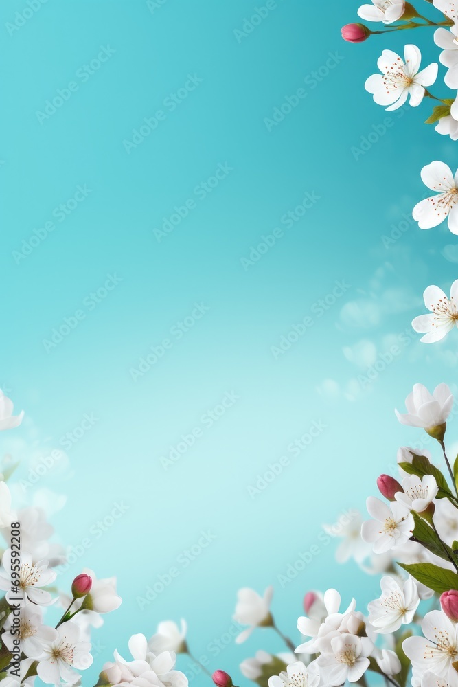 spring easter background with copy space spring easter background with copy space