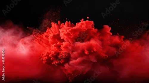 Red Powder Explosion