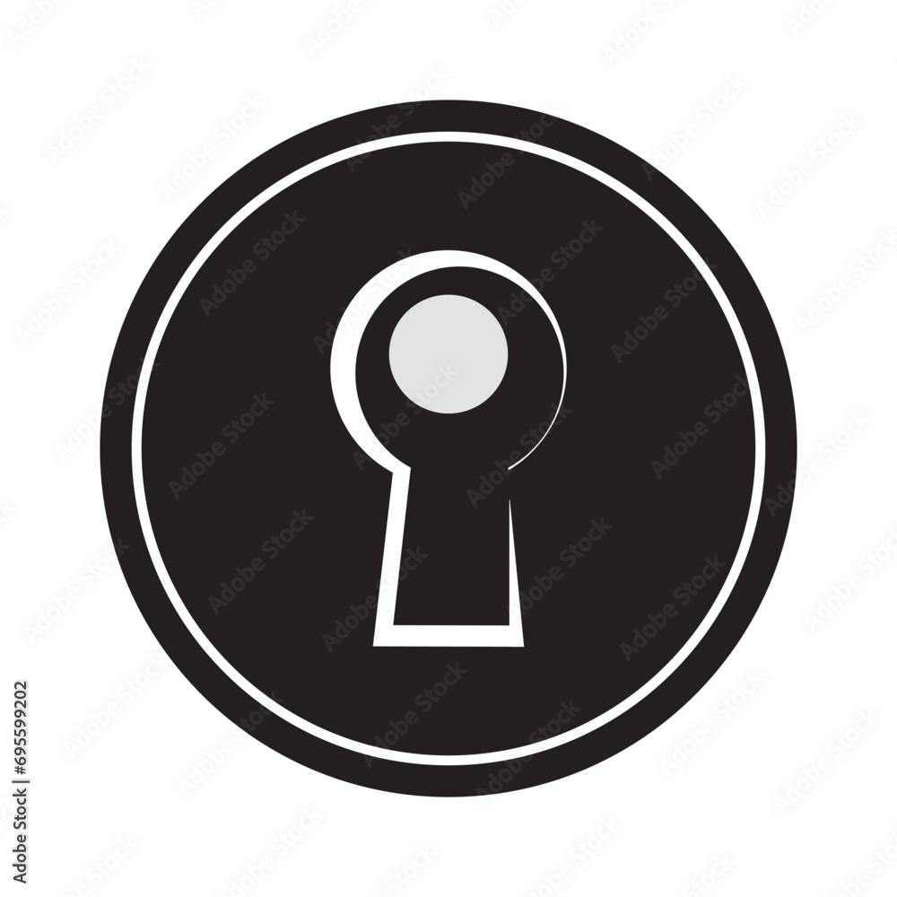 key hole icon logo vector design template key hole icon logo vector design template