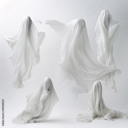 Ghostly Figures in White Generative AI