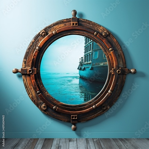 A ship in the ocean Generative AI