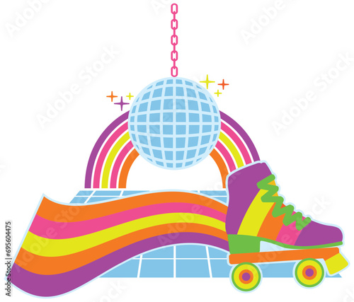 Groovy Retro Roller Disco Party