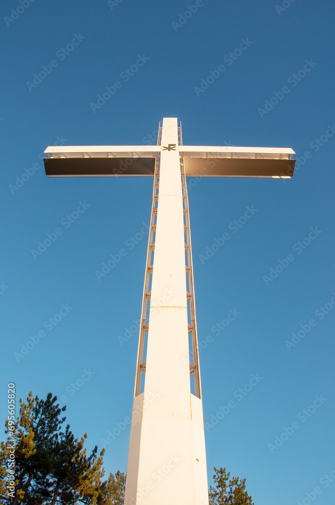 Cross on a hill near Blagoevgrad, Bulgaria