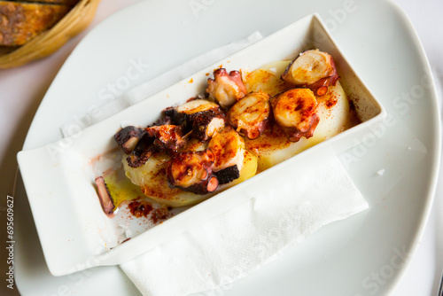 Pulpo a la Gallega (Galician octopus) - dish of Spanish cuisine photo