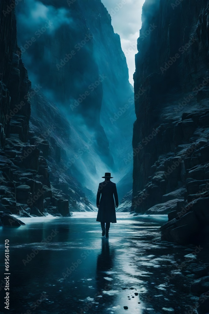 Fototapeta premium water waterfall rock nature river landscape sea