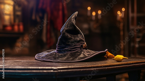 The wizard hat was a symbol of power and knowledge, worn by those who had mastered the arts of magic. ai generated.