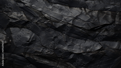 obsidian rock texture background for design photo