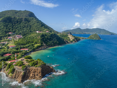 Guadeloupe - Les Saintes - Terre-de-Haut is the largest of the eight small islands that make up Les Saintes and feels like a slice of southern France transported to the Caribbean