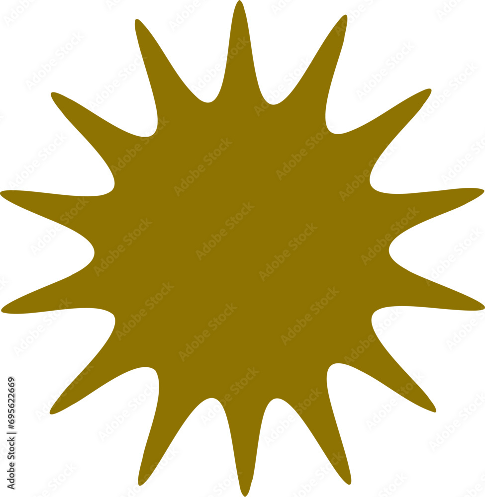 Abstract star shape vector illustration. Simple Star silhouette design elements Abstract star shape vector illustration. Simple Star silhouette design elements