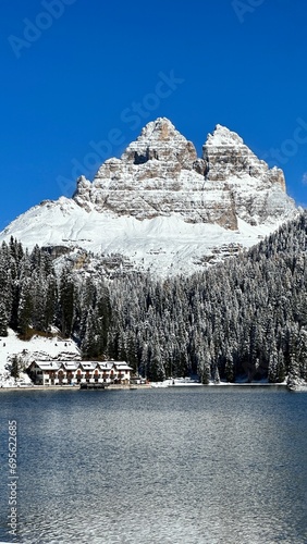 Região da Dolomitas lago di braies