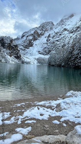 Região da Dolomitas lago di braies