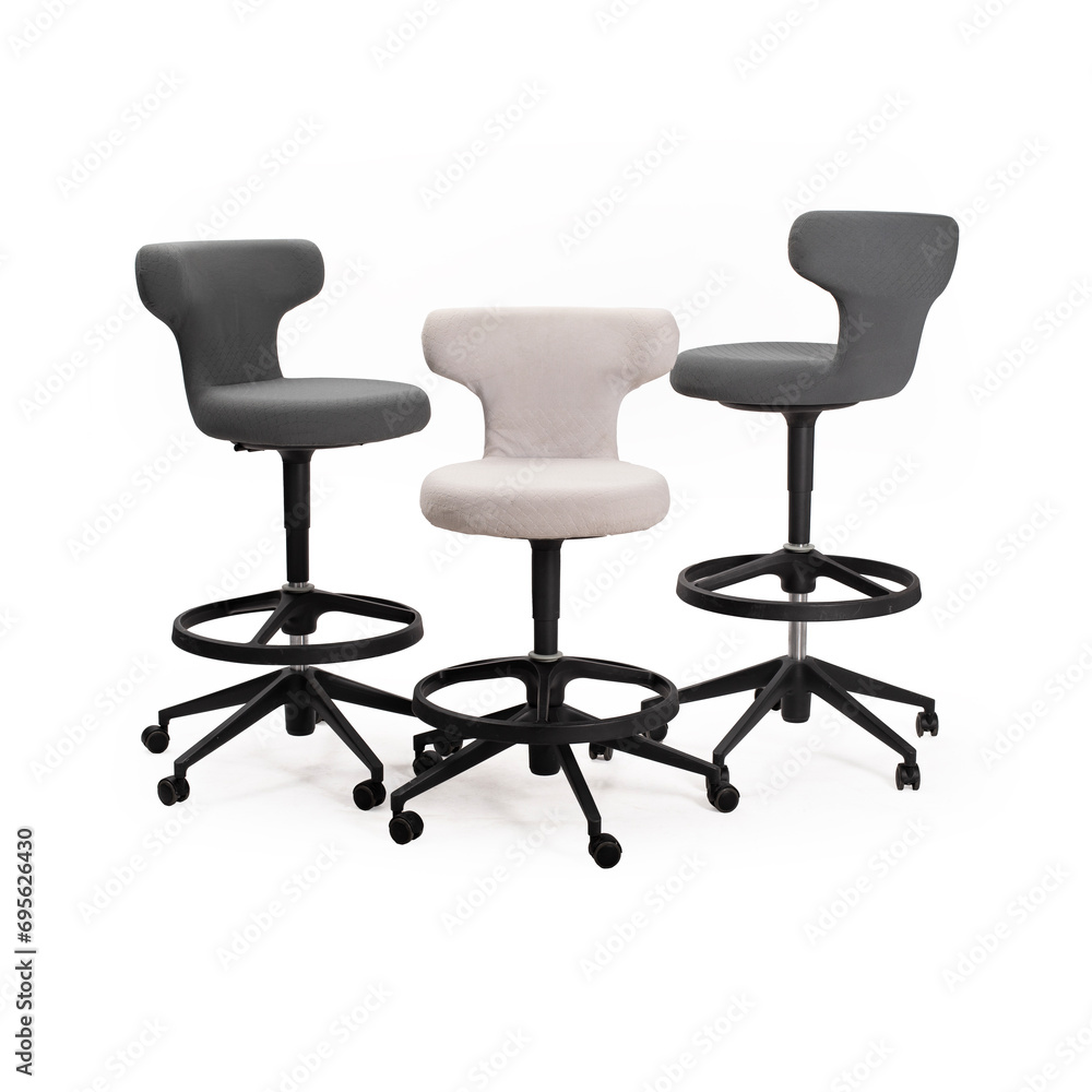 Group of chair isolated on white Group of chair isolated on white