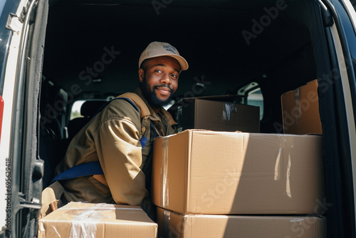 courier services, connecting people and businesses, seamless delivery, international shipping advanced tracking systems and commitment prompt service, parcels reach the addressee quickly and reliably. © Ирина Батюк