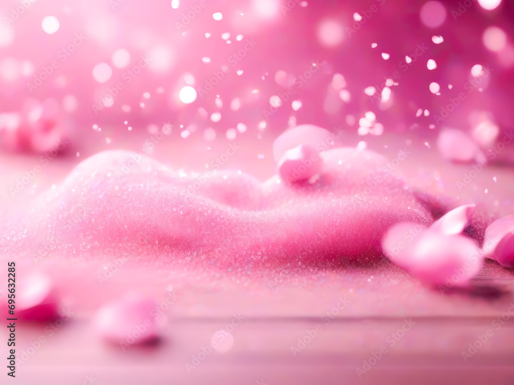Pink hearts. Love symbol on soft background. Pink hearts. Love symbol on soft background.