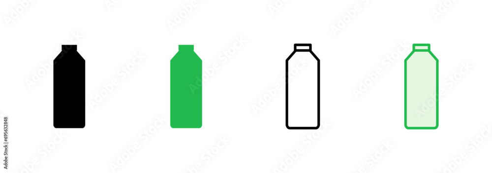 Bottle icon set. bottle vector icon Bottle icon set. bottle vector icon