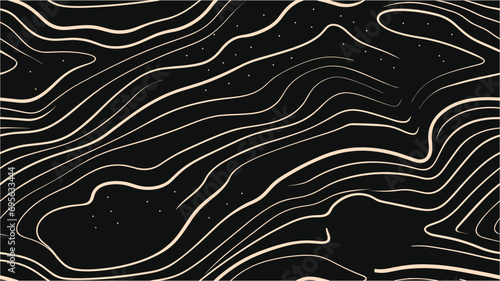 Wavy lines pattern. Abstract vector illustration. Vector illustration. Grunge brush pattern. Grunge texture. Brush grunge pattern. Seamless.