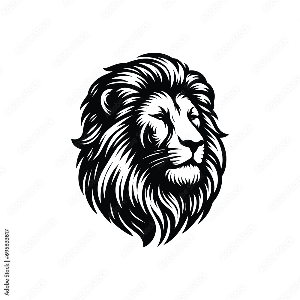 logo vector lion head
