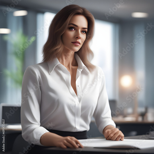 Free Download portrait of a businesswoman - GFXLoad