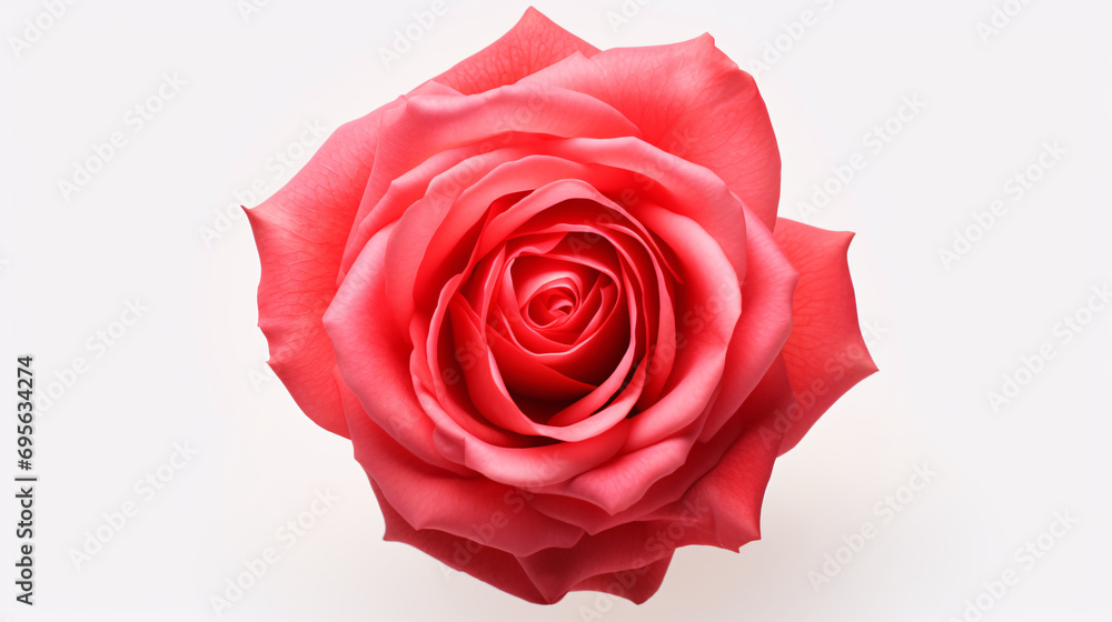 Rose isolated on white background. Rose isolated on white background.