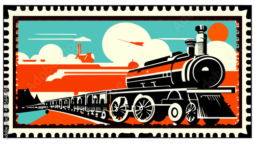 Vintage postage stamps vektor icon illustation