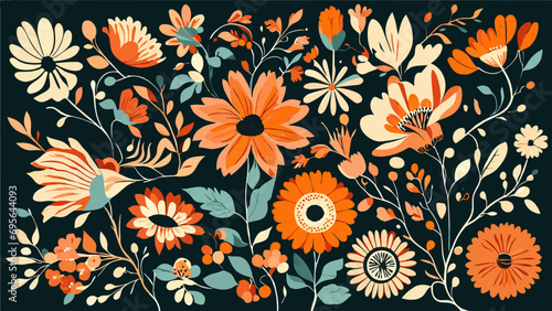 Vintage botanical prints vektor icon illustation