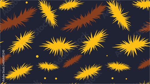 Tropical illustration. Floral seamless pattern. Sparkler vector seamless pattern for print or web design. Bright summer print with exotic plants. Vector background.