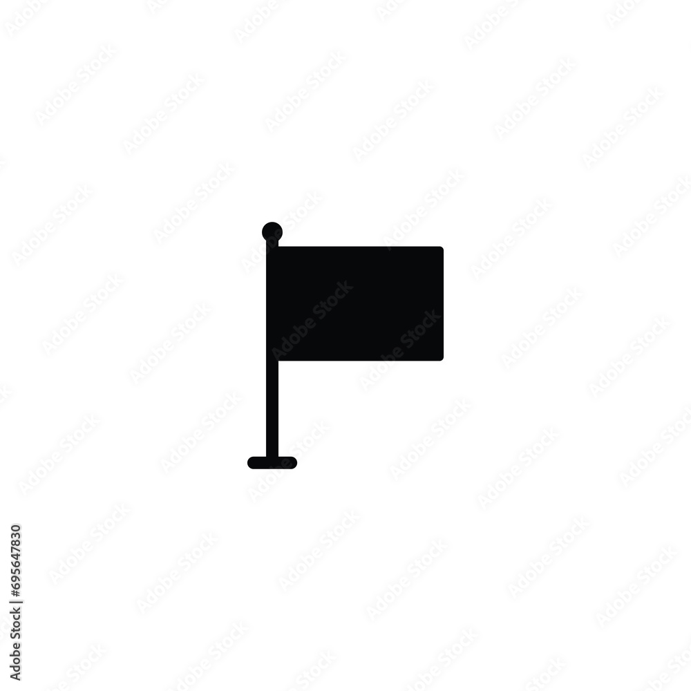 Obraz premium Flag icon, Flag sign vector for web site Computer and mobile app