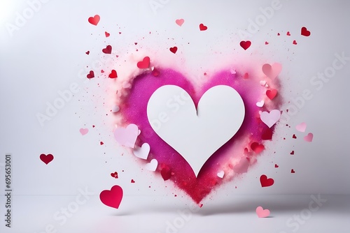 Happy Valentine s Day 2024 Background Valentine s Day Card AI generate
