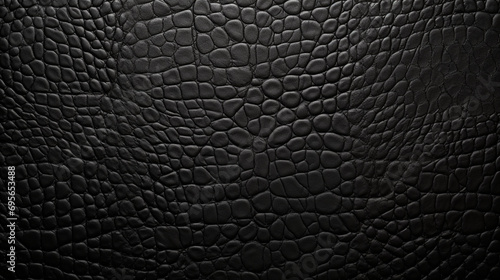 Fond texturé comme un morceau de cuir de couleur noir. Tissu, matériau. Fond pour conception et création graphique.	