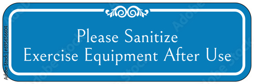 Hand sanitizing sign and labels