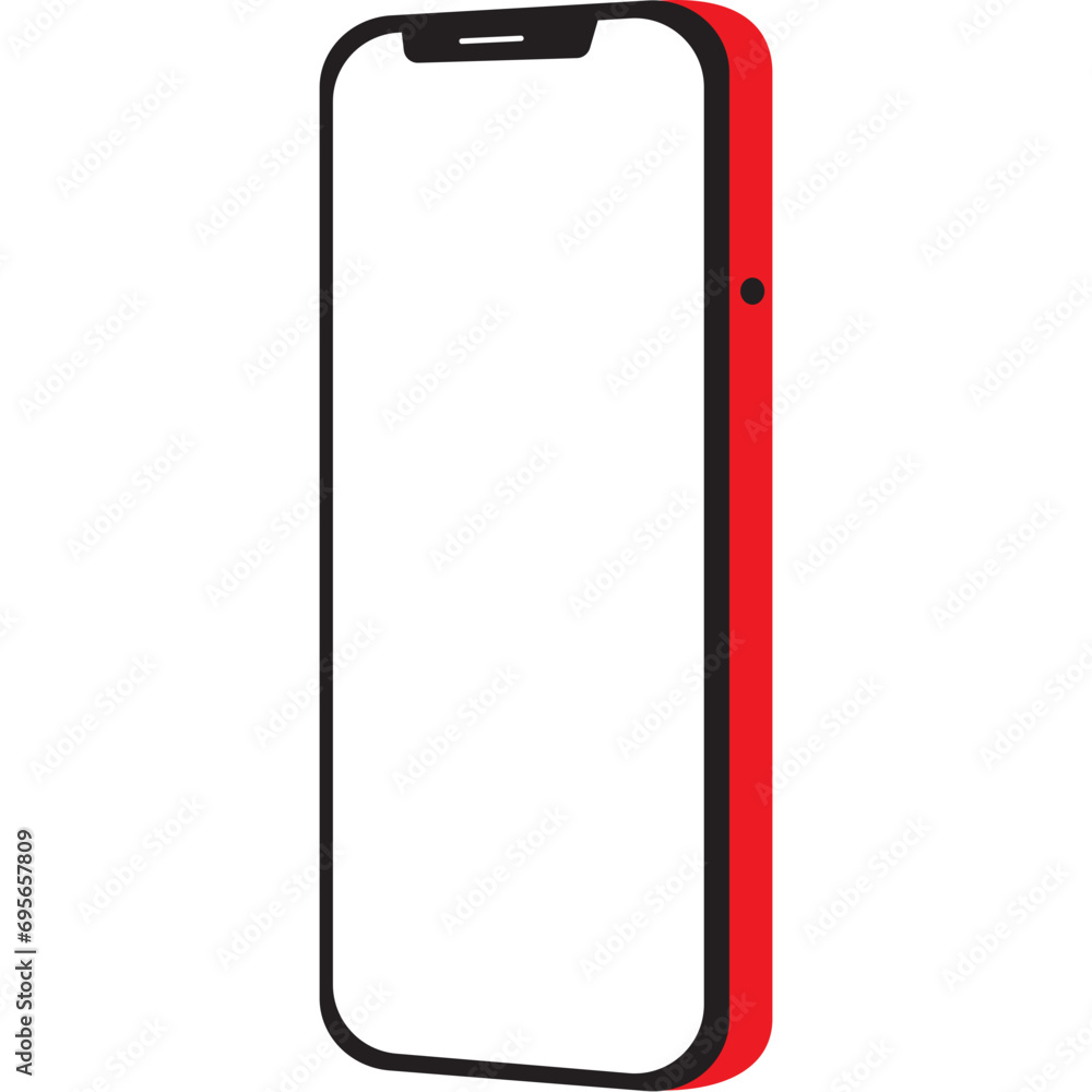 Smartphone Blank Screen Vector Smartphone Blank Screen Vector