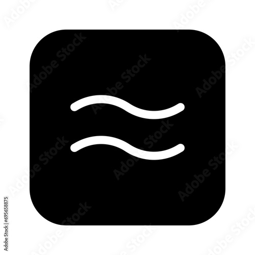 is approximately equal to glyph icon