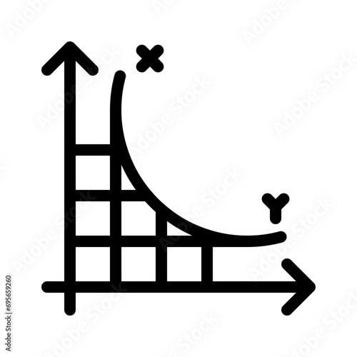 parabola line icon