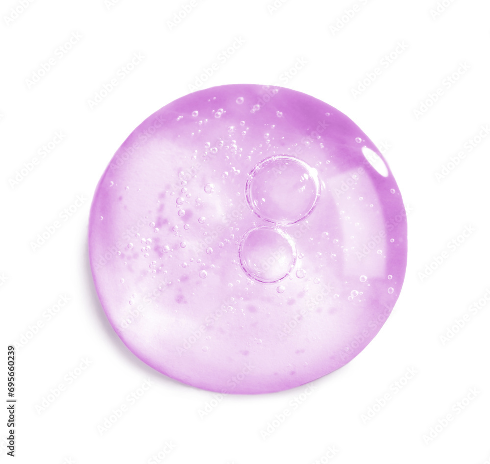 Serum drop on white background, top view. Skin care product Serum drop on white background, top view. Skin care product