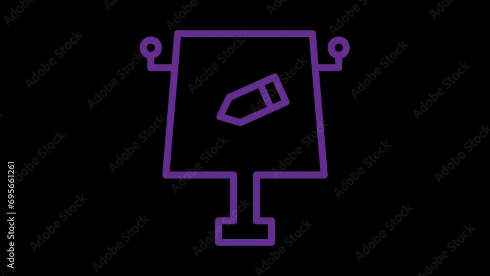 Computer Robotic Service Outline Icon Computer Robotic Service Outline Icon