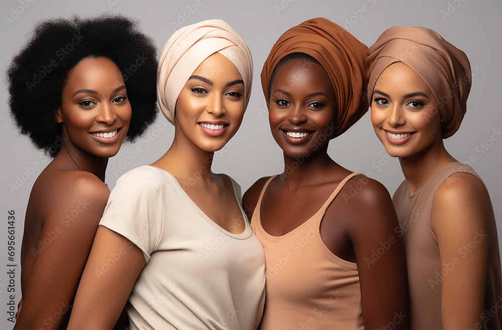A Group of Women with Stunning Beautiful and Healthy Skin, and Beautiful hair and Teeth, Radiant Group of Black Women: Healthy Skin, Beautiful Hair, Stunning Smiles A Group of Women with Stunning Beautiful and Healthy Skin, and Beautiful hair and Teeth, Radiant Group of Black Women: Healthy Skin, Beautiful Hair, Stunning Smiles