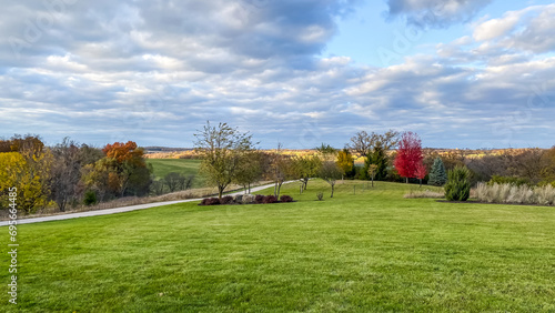 Wisconsin Countryside with Fall Foliage